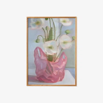 Wolf & Badger Pink / Green / Blue Vase Substitute - Art Print - 50X70 Cm | 50 X 70Cm | Paper Collective