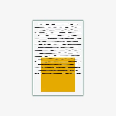 Wolf & Badger Yellow / Orange Minimal Primary 2 Extra Large Stanley Print House