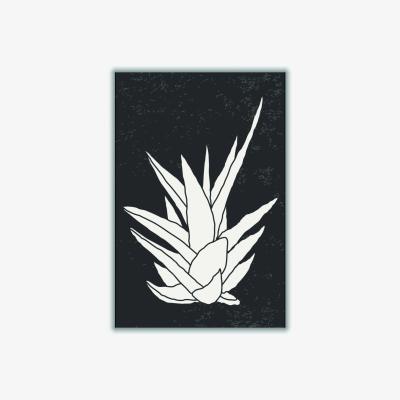 Wolf & Badger Black Agave #1 A3 297 X 420Mm Stanley Print House