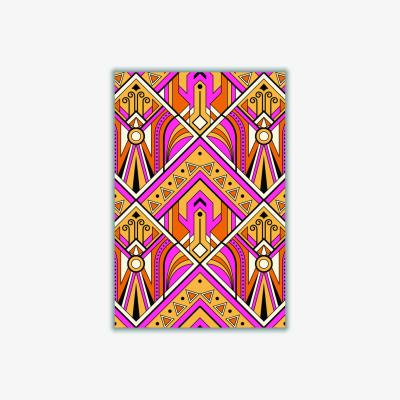 Wolf & Badger Pink / Purple Pink Patterns Medium Stanley Print House