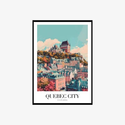 Wolf & Badger Quebec City Autumn Enchantment | Artchi