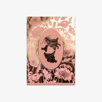 Wolf & Badger Elemental Koi Gold Print The Curious Department