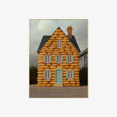 Wolf & Badger Good Morning Print Bread House | A4 | 210 X 297Mm | Absurde