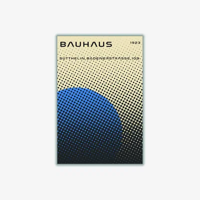 Wolf & Badger Bauhaus Geometric Blue Vibe Small Stanley Print House