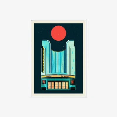 Wolf & Badger Bromley Picturehouse Art Print Of London A3 297 X 420Mm Eye for London Prints