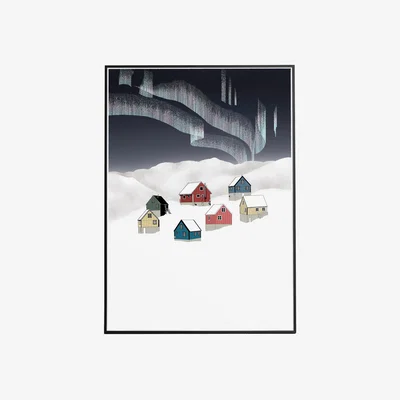 Wolf & Badger Greenland Art Print - S | A3 | 297 X 420Mm | Abi Overland Jersey
