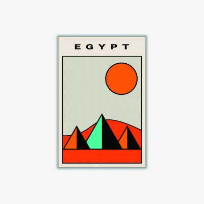 Wolf & Badger Egypt A3 297 X 420Mm Stanley Print House