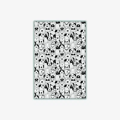 Wolf & Badger Black Where My Dogs At? Xxs Stanley Print House