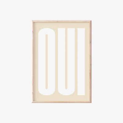 Wolf & Badger Neutrals Oui French Print Sofe Store
