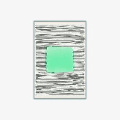 Wolf & Badger Light Green Abstract #2 Extra Large Stanley Print House