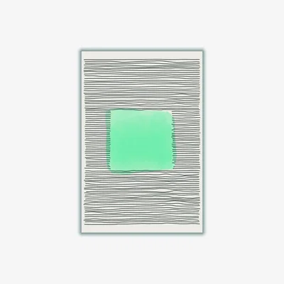 Wolf & Badger Light Green Abstract #2 Extra Large Stanley Print House