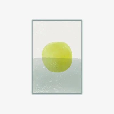 Wolf & Badger Yellow / Orange Watercolor Minimal Set #4 A4 210 X 297Mm Stanley Print House