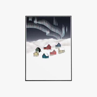 Wolf & Badger Greenland Art Print - L | Abi Overland Jersey