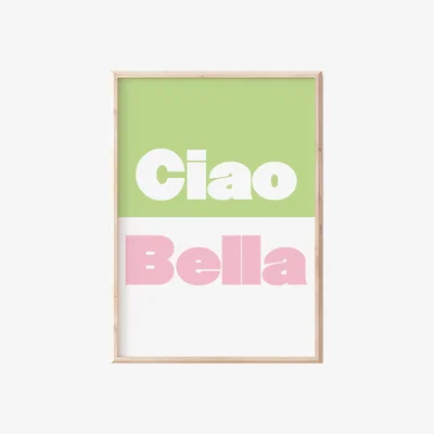 Wolf & Badger Ciao Bella Print Sofe Store