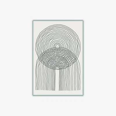 Wolf & Badger Grey Minimalism Set 2 Medium Stanley Print House