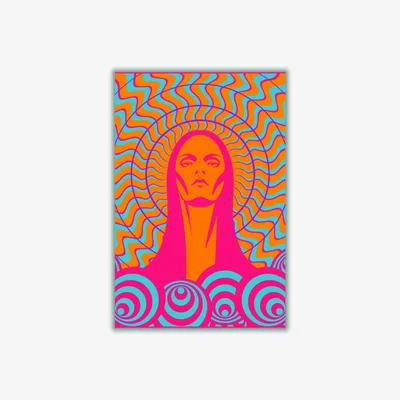 Wolf & Badger 70'S Woman Series #3 A2 420 X 594Mm Stanley Print House
