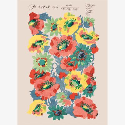 Wolf & Badger Summer Poppies Ii - A2 Print~Sisters
