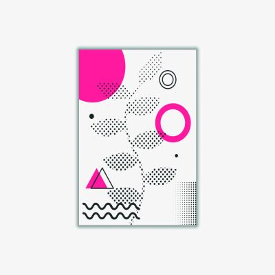 Wolf & Badger Pink / Purple Abstract Halftone Shapes 1 Medium Stanley Print House