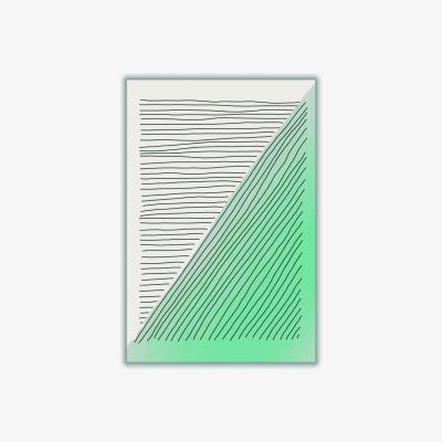 Wolf & Badger Green Minimalism #1 Large Stanley Print House