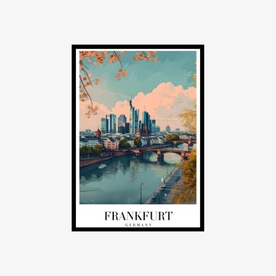 Wolf & Badger Frankfurt Skyline Serenity | Artchi