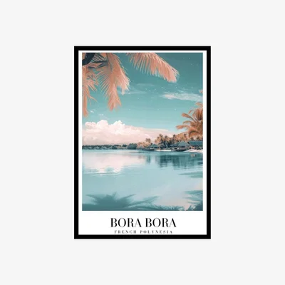 Wolf & Badger Serenity Of Bora Bora | Artchi
