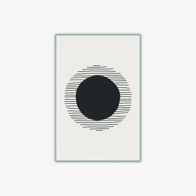 Wolf & Badger Black Circle Vibe Series #4 Small Stanley Print House