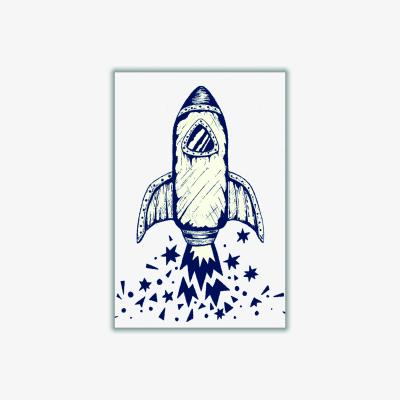 Wolf & Badger Black 5-4-3-2-1-Blastoff Medium Stanley Print House