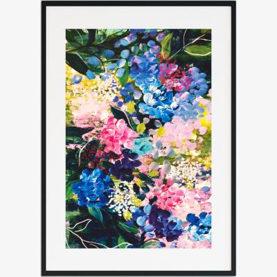 Wolf & Badger Shimmering Florets - Abstract Floral Print Jessica Slack Studio