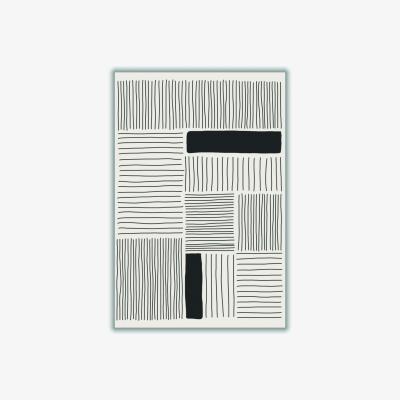 Wolf & Badger Black Minimalism Shapes 1 Extra Small Stanley Print House