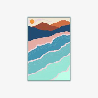 Wolf & Badger Blue Beach & Mountains - 1 Extra Large Stanley Print House