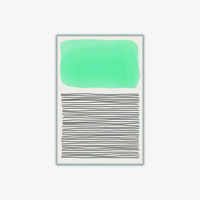Wolf & Badger Green Minimal Watercolor Shapes 3 Xxs Stanley Print House