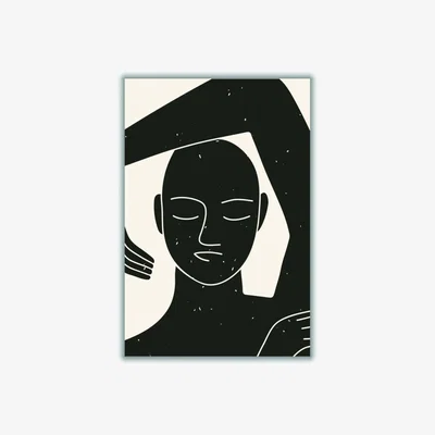 Wolf & Badger Black Chill Vibes Set #1 A1 594 X 841Mm Stanley Print House