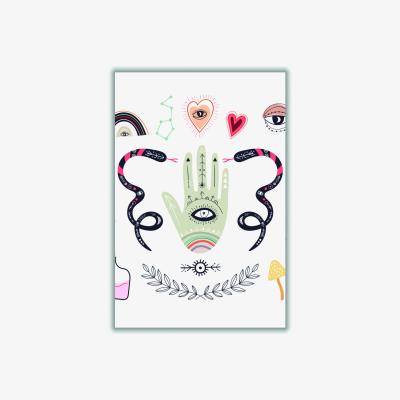 Wolf & Badger Mystical Elements A4 210 X 297Mm Stanley Print House