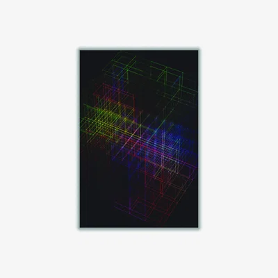 Wolf & Badger Laser Cube A1 594 X 841Mm Stanley Print House