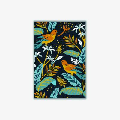 Wolf & Badger Birds And Plants A1 594 X 841Mm Stanley Print House