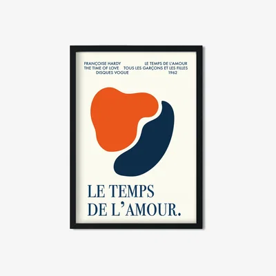 Wolf & Badger The Time Of Love French Retro Giclée Art Print A3 297 X 420Mm Fanclub