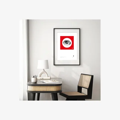 Wolf & Badger London Eye Series - I C U - L D N - Red Curiosity Snug