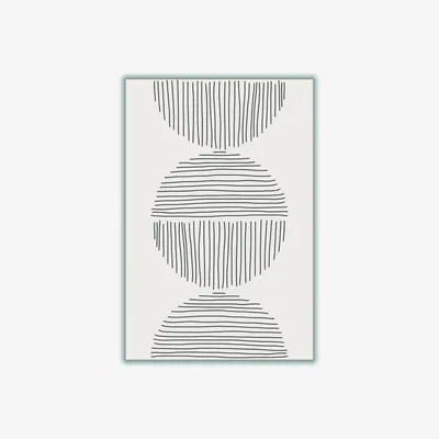 Wolf & Badger Black Minimal Circle Series #2 Small Stanley Print House