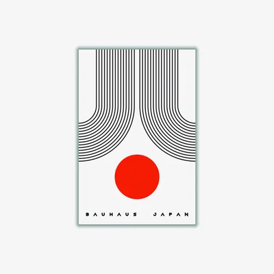 Wolf & Badger Red Bauhaus Japan Extra Small Stanley Print House