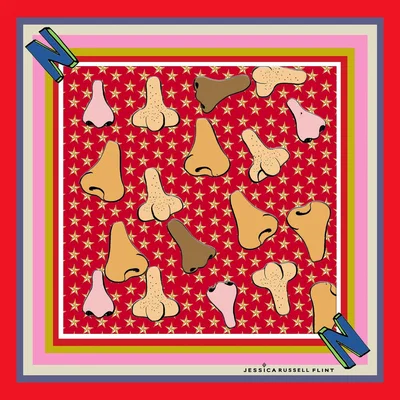 Wolf & Badger Design Print - N For Nose Jessica Russell Flint