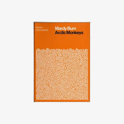 Wolf & Badger Yellow / Orange Mardy Bum - Arctic Monkeys - Song Lyric Print - A3 A3 297 X 420Mm Reign & Hail