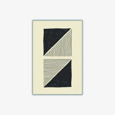 Wolf & Badger Abstract Black Set #4 Extra Large Stanley Print House