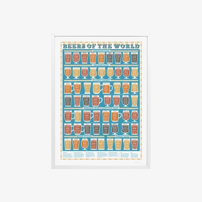 Wolf & Badger Beers Of The World A2 Print Stuart Gardiner Design