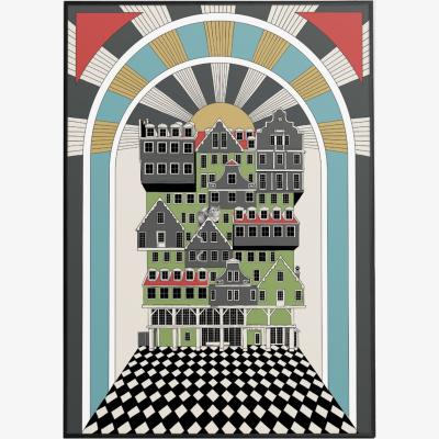 Wolf & Badger Amsterdam Dreams - Art Print S A3 297 X 420Mm Abi Overland Jersey