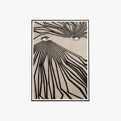Wolf & Badger How Eye See It - Signed Art Print S Abi Overland Jersey