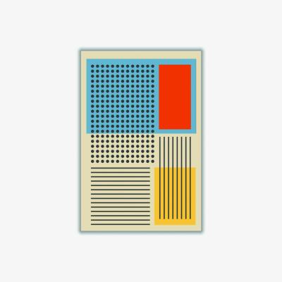 Wolf & Badger Yellow / Orange Geometric Expression #3 Extra Large Stanley Print House