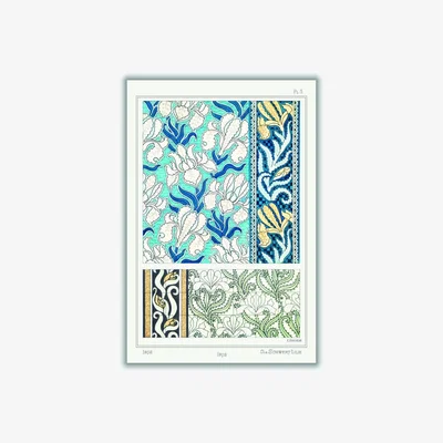 Wolf & Badger Blue Iris Ii Print By Maurice Pillard Verneuil Medium Stanley Print House