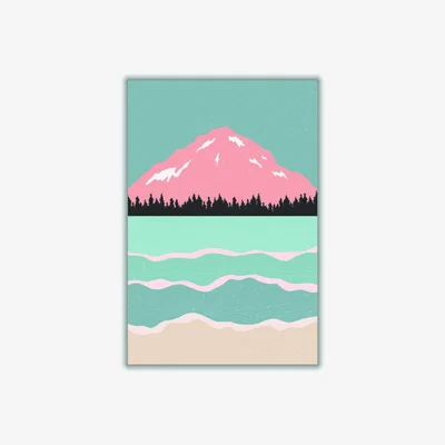 Wolf & Badger Minimal Mountains #3 Extra Large Stanley Print House