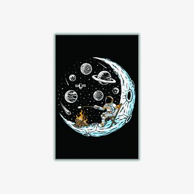 Wolf & Badger Yellow / Orange Moon Camp Vibes Large Stanley Print House