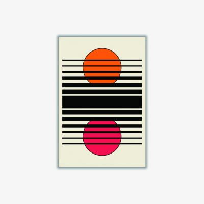 Wolf & Badger Geometric Suns Extra Large Stanley Print House